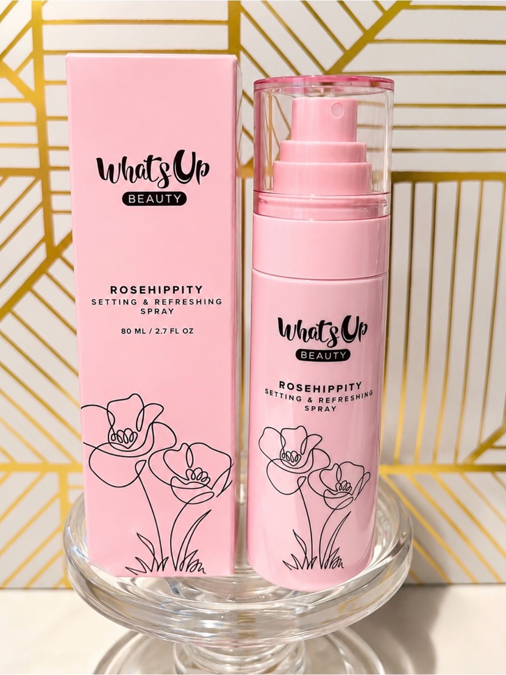 ✨ What’s Up Beauty Rosehippity Setting & Refreshing Spray | Full Size | NIB